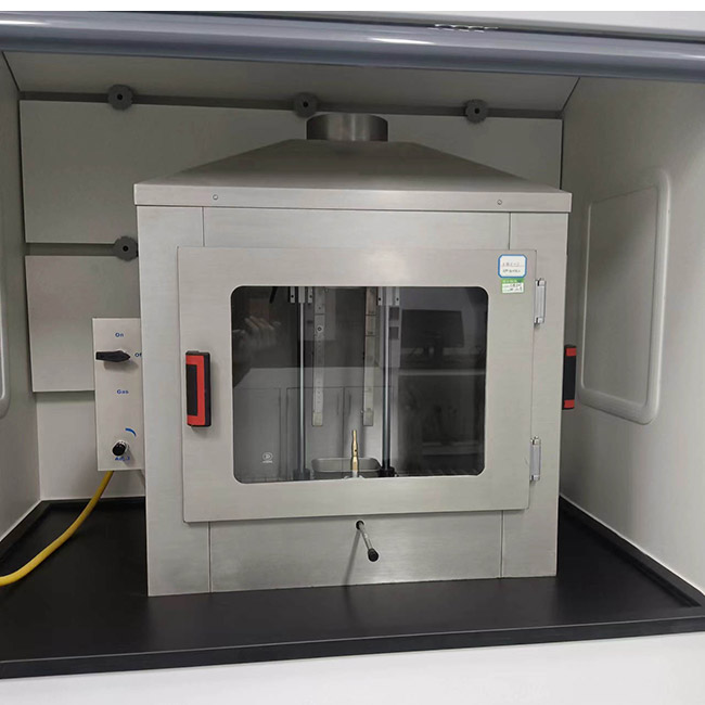 ISO 11925 Single Flame Source Tester for Building Material Ignitability Testing