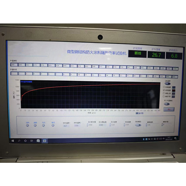 ISO 834-1 Small-scale fire resistance testing furnace for fire-retardant coatings