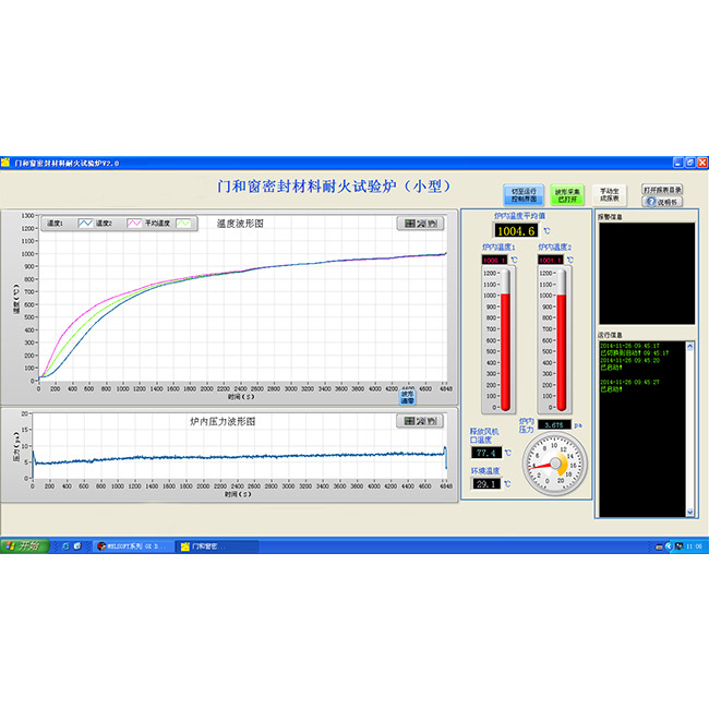 ISO 834-1 Small-scale fire resistance testing furnace for fire-retardant coatings