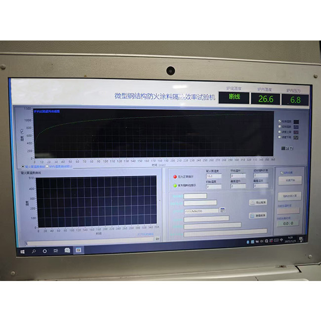 ISO 834-1 Small-scale fire resistance testing furnace for fire-retardant coatings