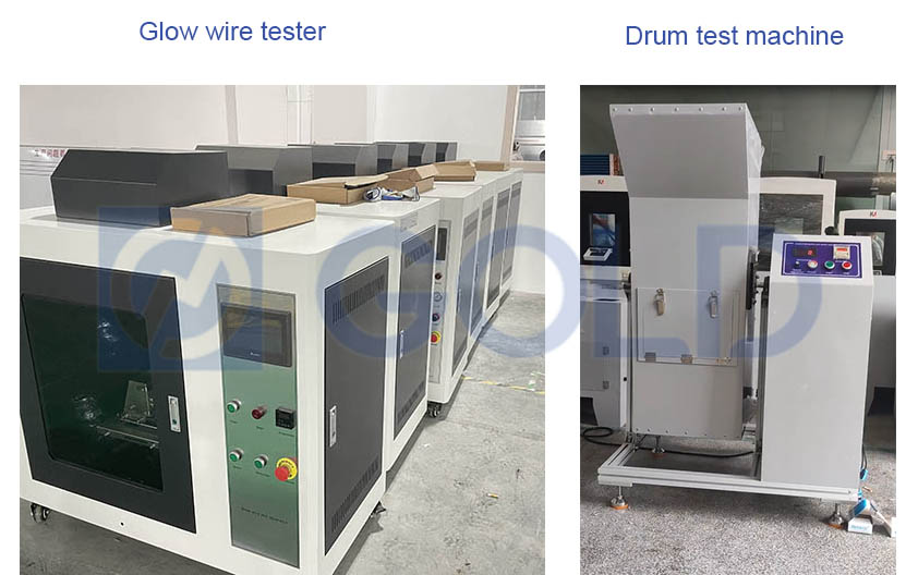 Glow wire tester