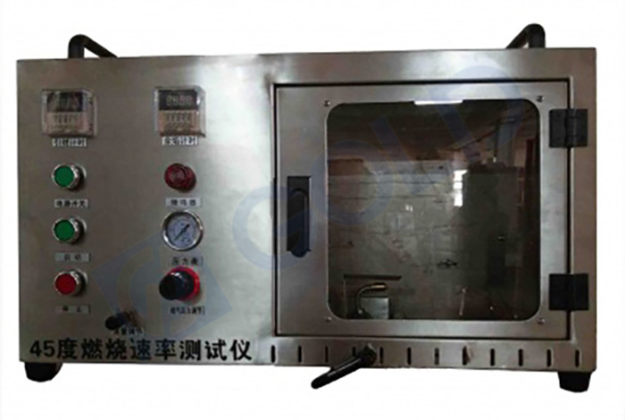 Textile 45 Degree Flame Spread Rate Test Apparatus